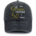We Are Golden Together 50 Years Caps - Set of 2