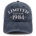1984 Birth Year Embroidered Cap - Navy - product photo