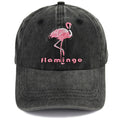 Flamingo Embroidered Cap
