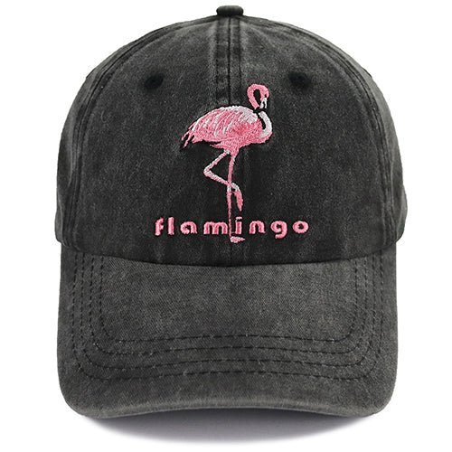 Flamingo Embroidered Cap