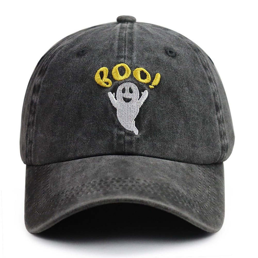 Boo Halloween Embroidered Cap - product photo