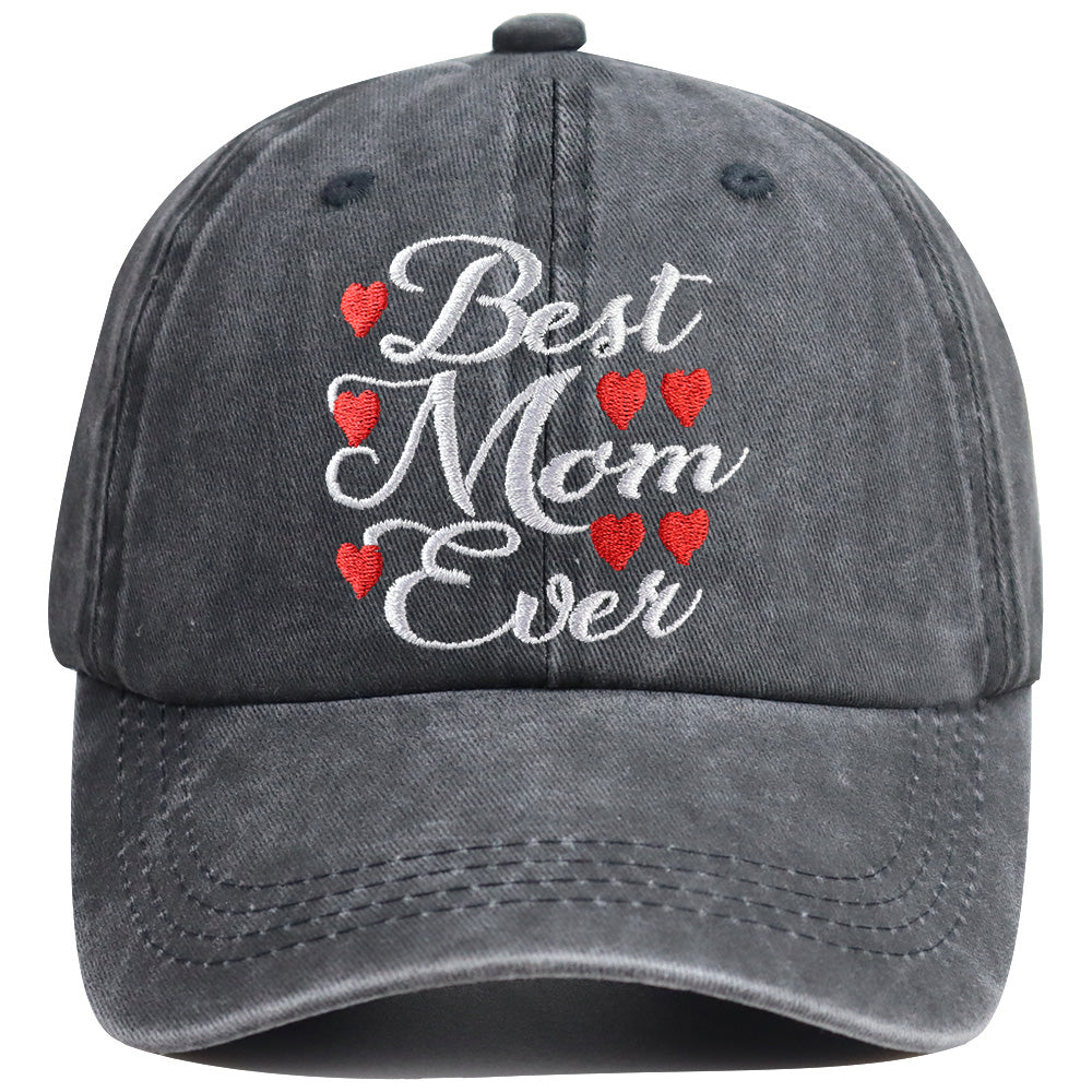 Best Mom Ever Embroidered Cap - product photo