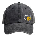 Pickleball Heart Embroidered Cap