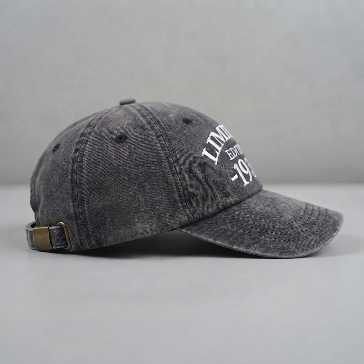 1934 Birth Year Embroidered Cap - Black
