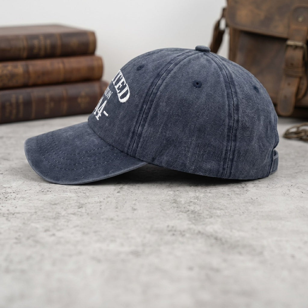 1944 Birth Year Embroidered Cap - Navy