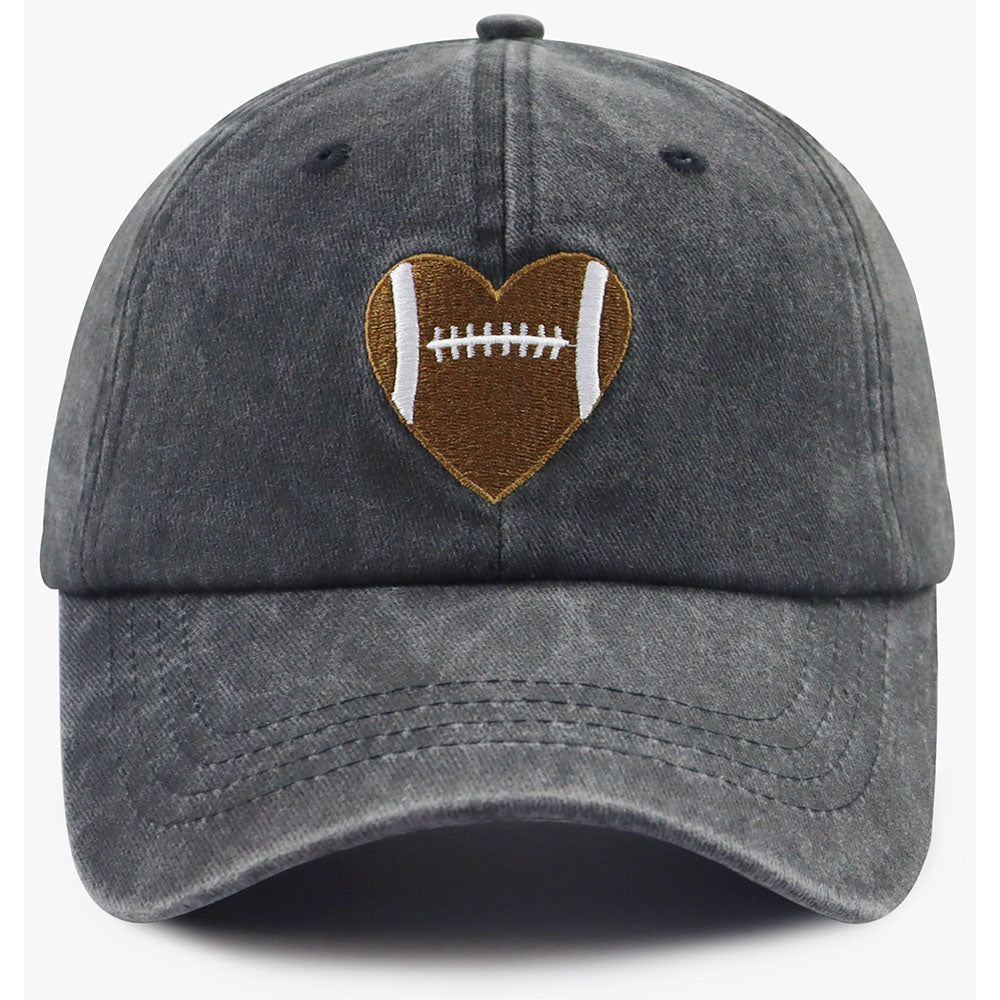 Football Embroidered Cap
