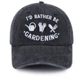 I'd Rather Be Gardening Embroidered Cap