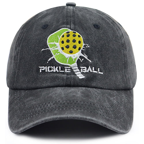 Pickleball Player Embroidered Cap