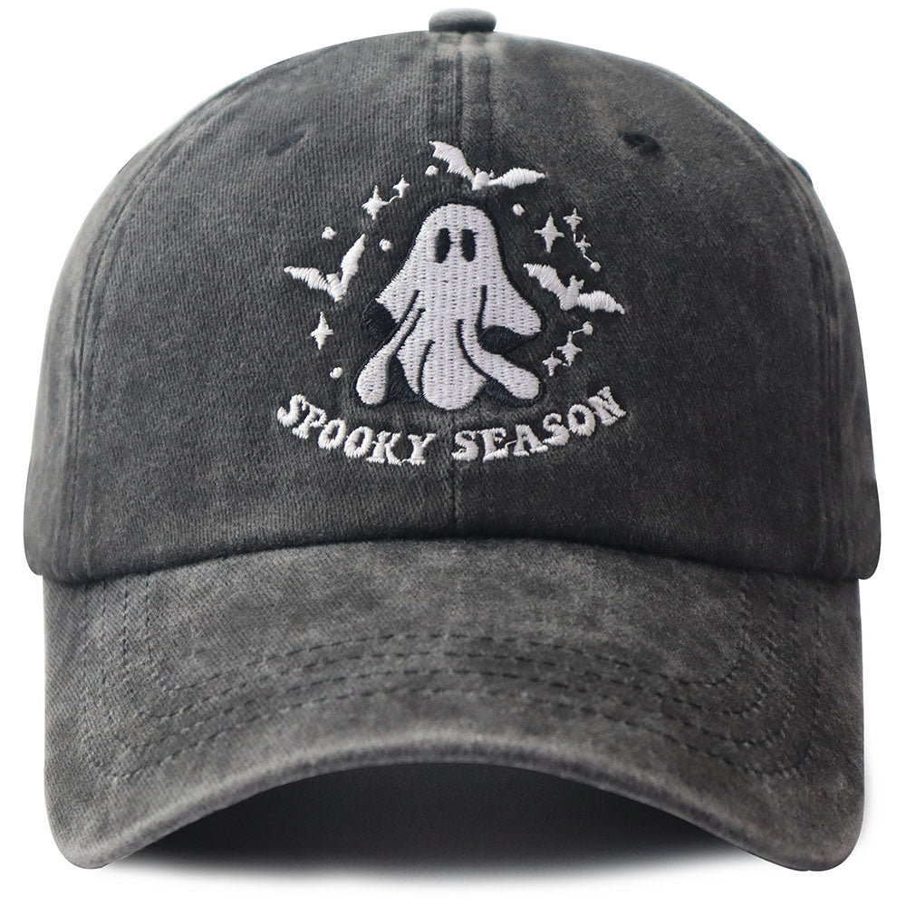Spooky Season Embroidered Cap