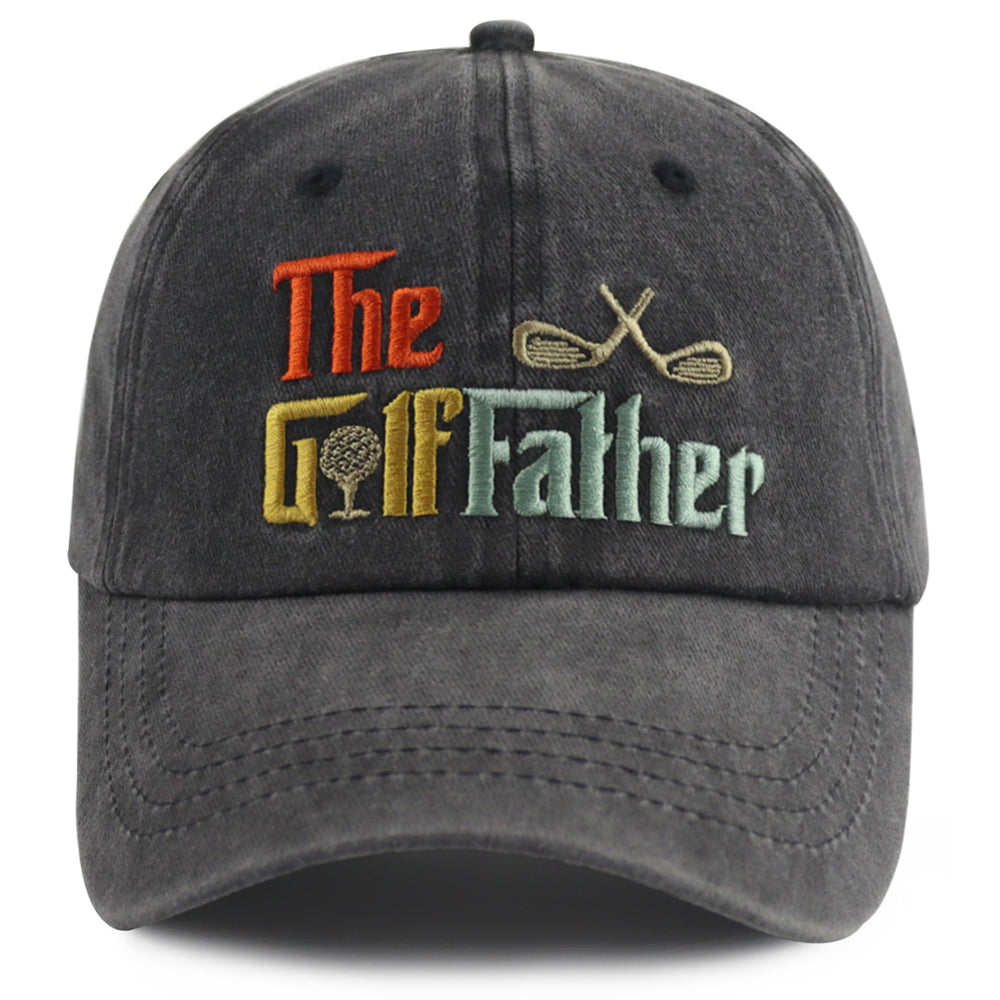 Golf Dad Embroidered Cap - product photo