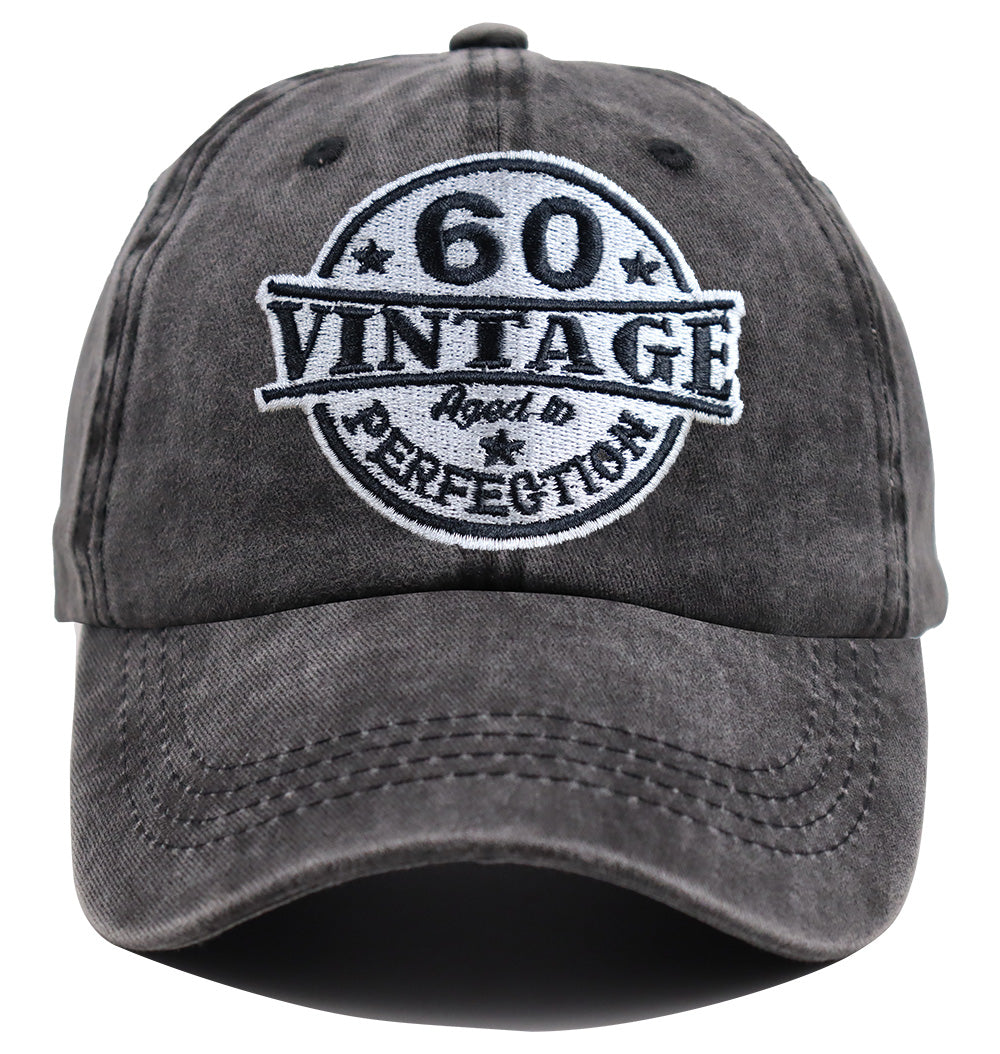 60th Birthday Embroidered Cap