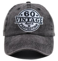 60th Birthday Embroidered Cap