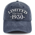 1930 Birth Year Embroidered Cap - Navy