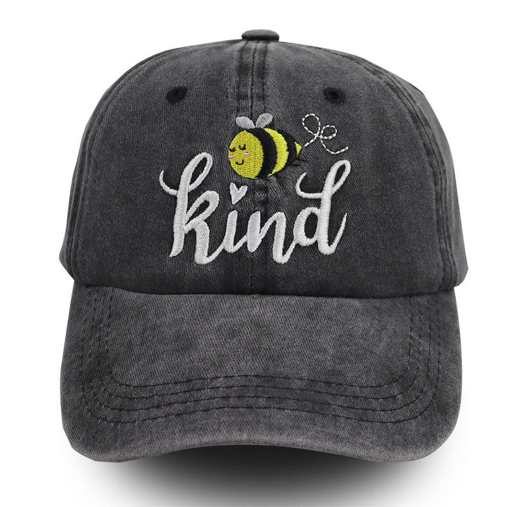 Bee Kind Embroidered Cap