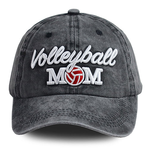 Volleyball Mom Embroidered Cap - product photo