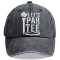 Let's Par-Tee Golf Embroidered Cap - product photo