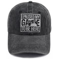 Game Day Embroidered Cap - Black - product photo