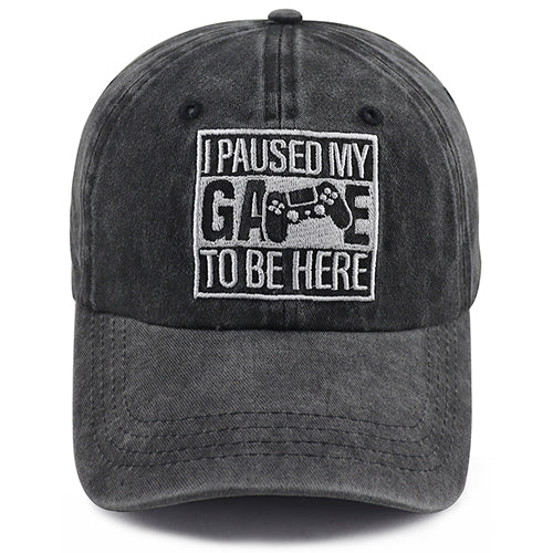 Game Day Embroidered Cap - Black - product photo