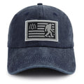 Bigfoot Silhouette Embroidered Cap - Navy - product photo