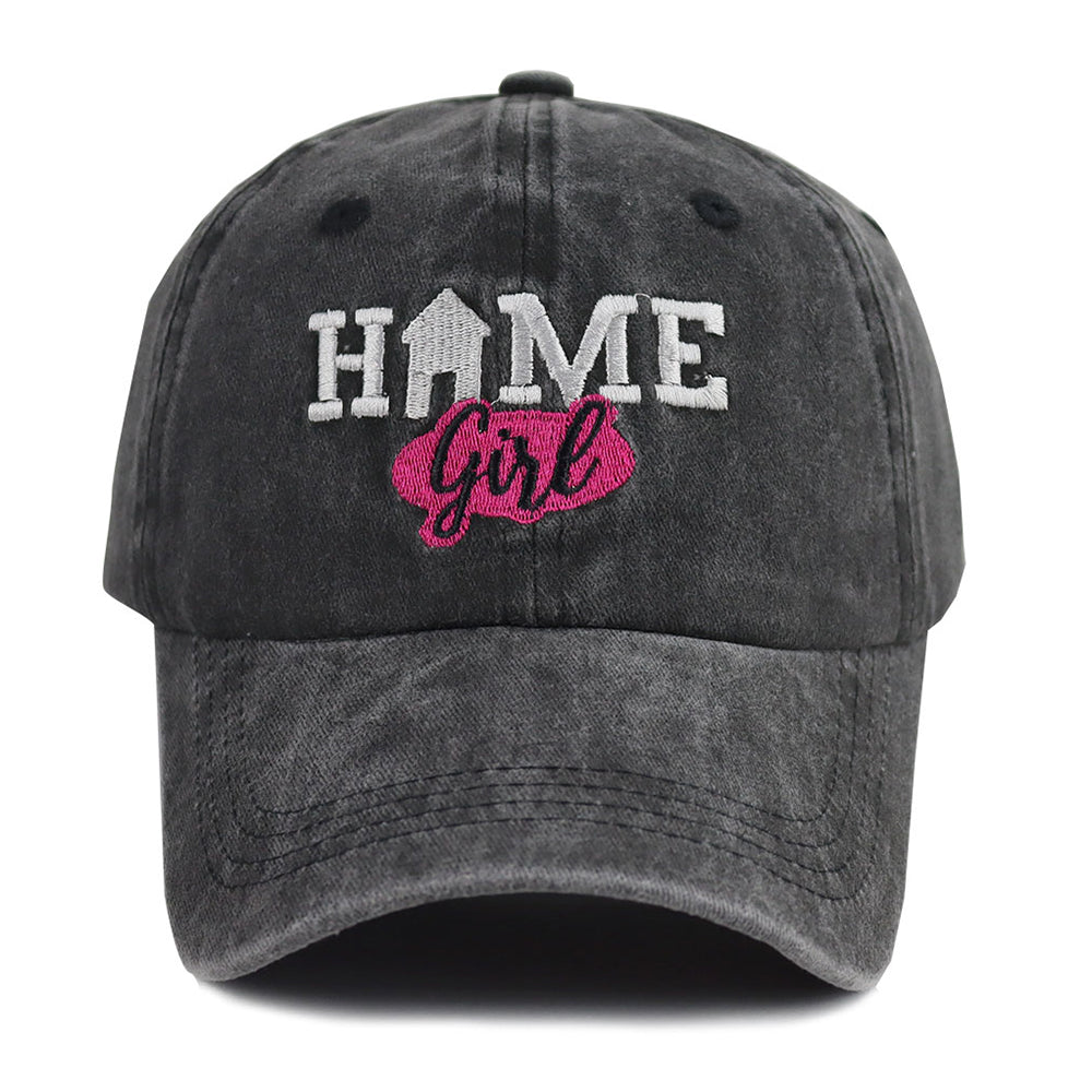 Home Girl Embroidered Cap