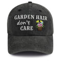 Garden Hair Don't Care Embroidered Cap