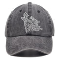 Tribal Wolf Howl Embroidered Cap - product photo