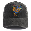 Rooster Embroidered Farm Cap