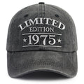 1975 Birth Year Vintage Wash Cap - product photo