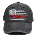 US Veteran Distressed Embroidered Cap - product photo