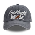 Football Mom Embroidered Cap - Grey - product photo