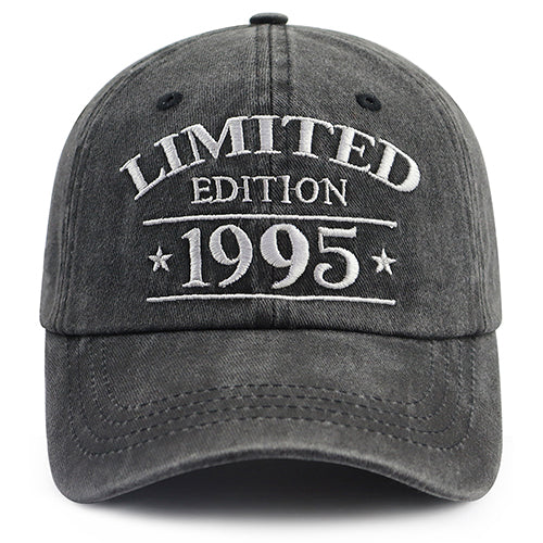 1995 Birth Year Vintage Wash Cap - product photo