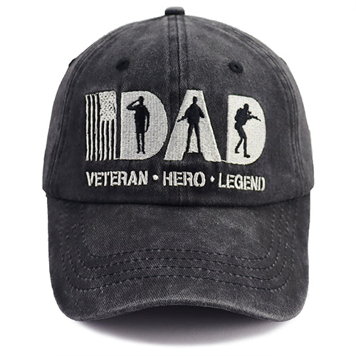 Veteran Dad Embroidered Cap