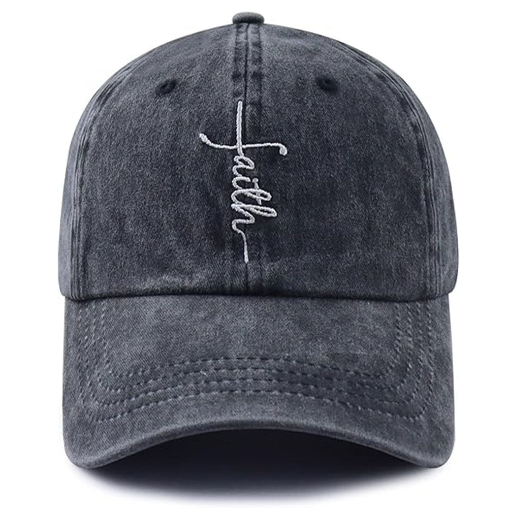 Christian Faith Vintage Wash Cap
