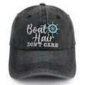 Boat Life Embroidered Cap - Black - product photo