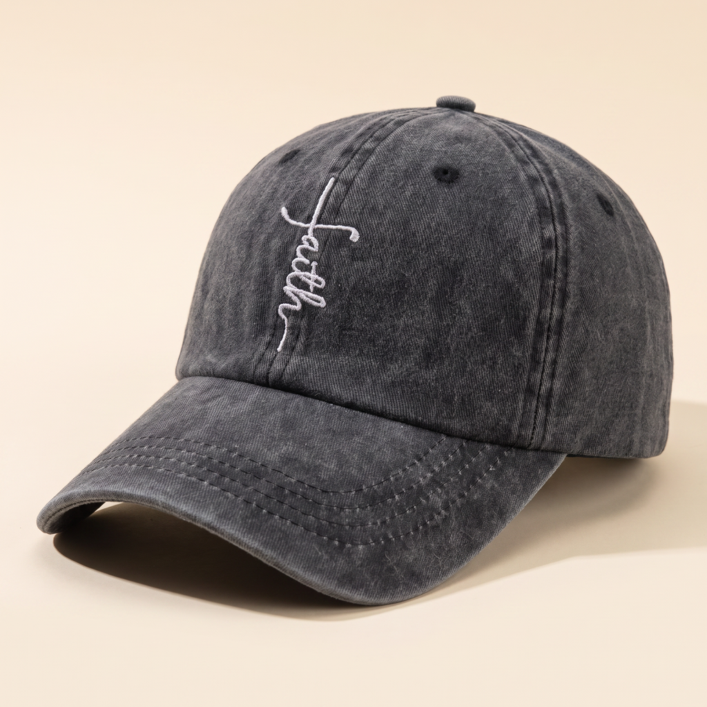 Christian Faith Vintage Wash Cap