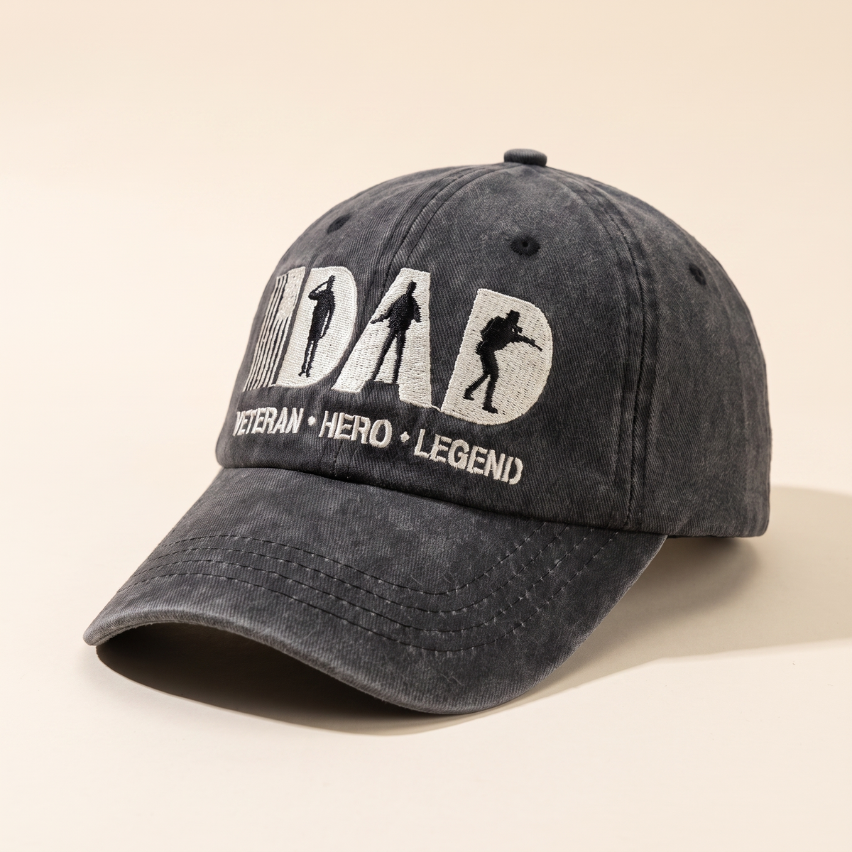 Veteran Dad Embroidered Cap