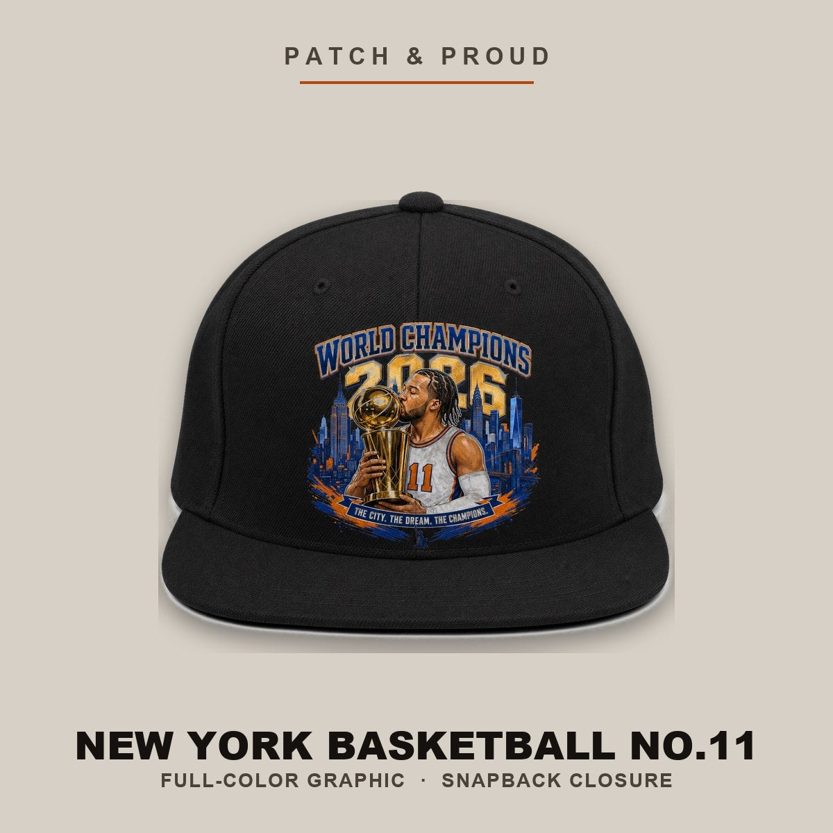New York Basketball No.11 Championship Snapback
